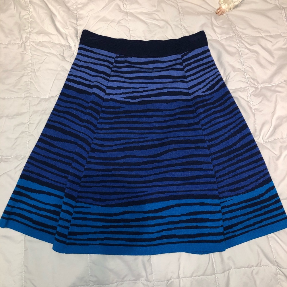 Catherine Malandrino Zebra Stripe Skirt XS